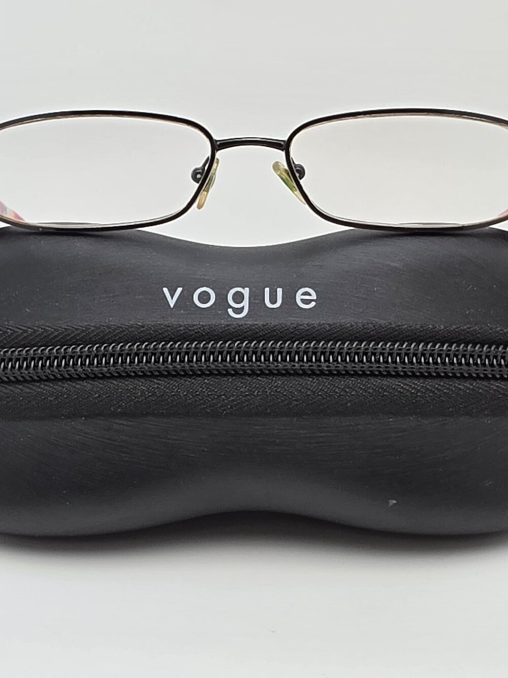 Vogue VO3691-B 905 Black Pink Rhinestone Eyeglasses Frame w/ Flexhinge and Case